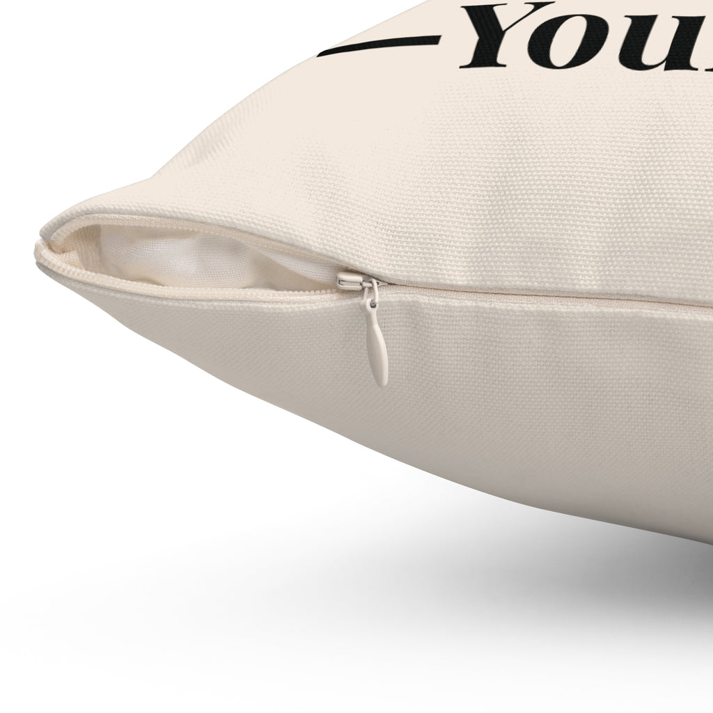 To My Husband keepsake pillow, front view